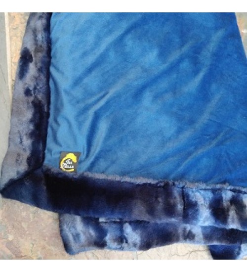 Blue sleigh Blanket 52x62 inch